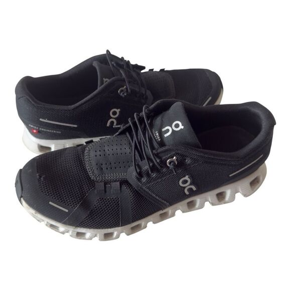 On Cloud Womens Black Running Walking Sneaker Athletic Gym Sneaker Size 8.5 - Picture 1 of 7